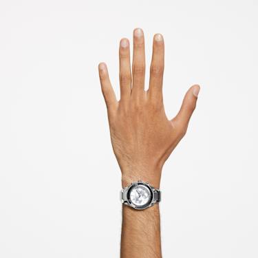 워치, 39mm, 스위스 메이드, 메탈 브레이슬릿, 실버 톤, 스테인리스 스틸 - Swarovski, 5641297