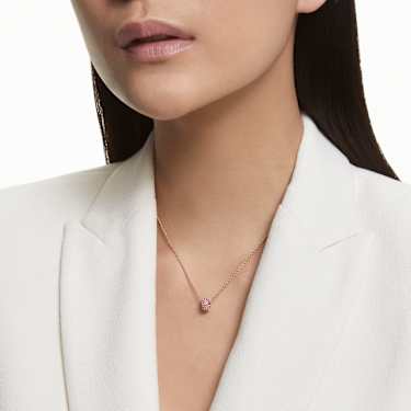 Dextera 펜던트, 핑크, 로즈골드 톤 플래팅 - Swarovski, 5642887
