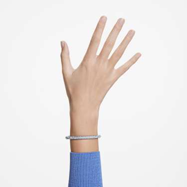 Dextera armband, Blauw, Roestvrij staal - Swarovski, 5642920