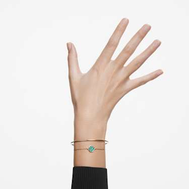 Brazalete Sublima, Verde, Baño tono oro - Swarovski, 5642949