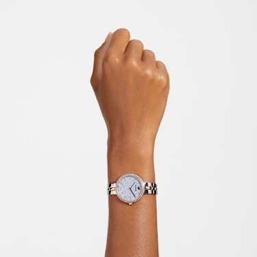 Cosmopolitan ウォッチ, スイス製, メタルブレスレット, ホワイト, ミックスメタル仕上げ - Swarovski, 5644081