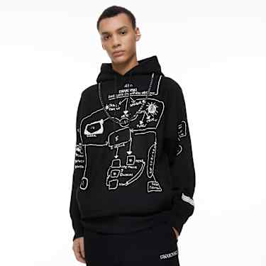 Sudadera con capucha ADVISORY BOARD CRYSTALS, Dazzling Colorless Objects, Negra - Swarovski, 5644716