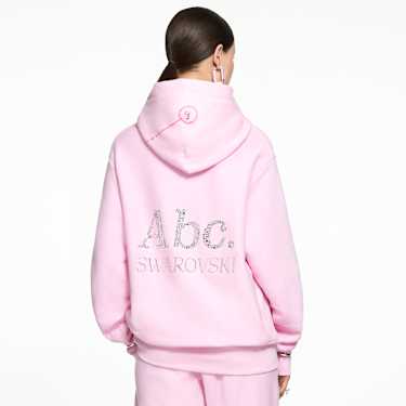 Felpa con cappuccio ADVISORY BOARD CRYSTALS, Explanation of the Foregoing Phenomena, Rosa - Swarovski, 5644734