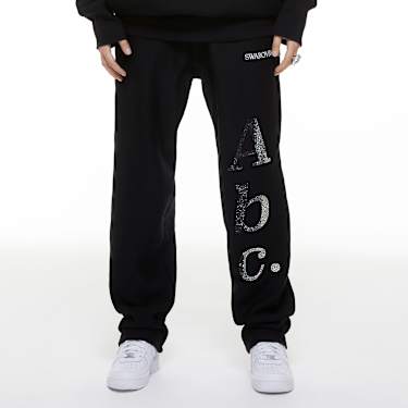 ADVISORY BOARD CRYSTALS, Dazzling Colorless Objects sweatpants, Black - Swarovski, 5644749