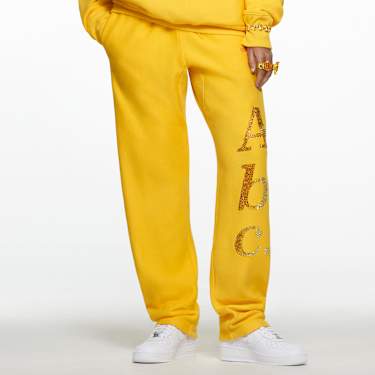 Pantalon de survêtement ADVISORY BOARD CRYSTALS, Colored Objects, Jaune - Swarovski, 5644774