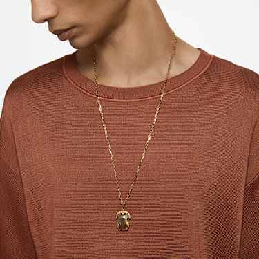 Pendentif Harmonia, Cristal oversize, Ton doré, Placage de ton or - Swarovski, 5646685
