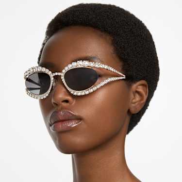 Sunglasses, Statement, SK0385 32B, Grey - Swarovski, 5649012