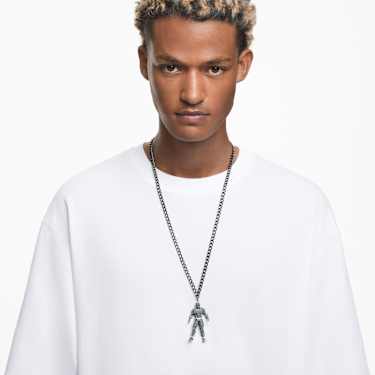 Black Panther © MARVEL necklace, Black Panther, Black, Ruthenium plated - Swarovski, 5650573