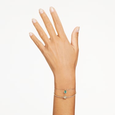 Stilla 手镯, 混合切割, 流光溢彩, 镀金色调 - Swarovski, 5662924