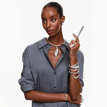 Shimmer golyóstoll, Ezüst tónusú, Krómozott - Swarovski, 5668056