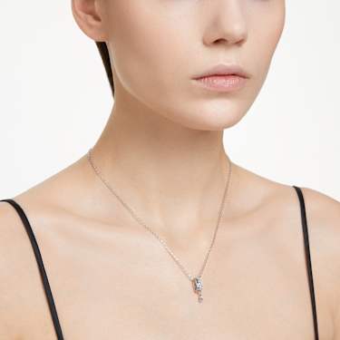 Imber Anhänger, Verschiedene Schliffe, Weiß, Rhodiniert - Swarovski, 5671819