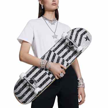 Skateboard Golden Goose, Černobílý - Swarovski, 5672661