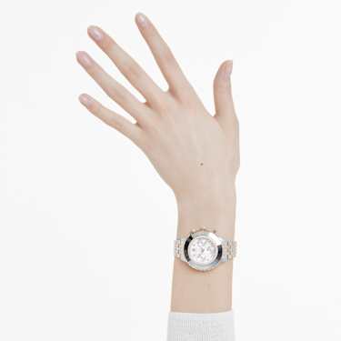 Ceas Octea Chrono, Fabricat în Elveția, Brățară de metal, Nuanță roz-aurie, Finisaj metalic mixt - Swarovski, 5672937