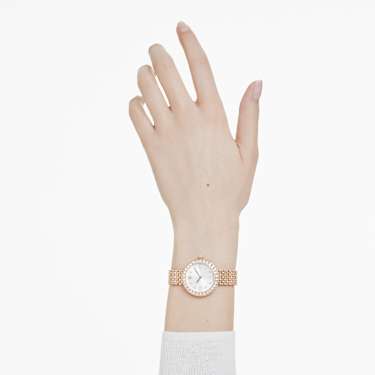 Certa 腕表, 瑞士制造, 金属手链, 玫瑰金色调, 玫瑰金色调润饰 - Swarovski, 5672981