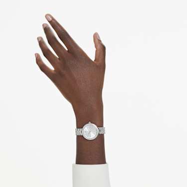 Certa óra, Svájci gyártmány, Fémszíj, Ezüst tónusú, Rozsdamentes acél - Swarovski, 5672998