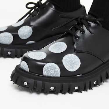 Phileo 005 Crystal Derby Sko, Svart - Swarovski, 5675283