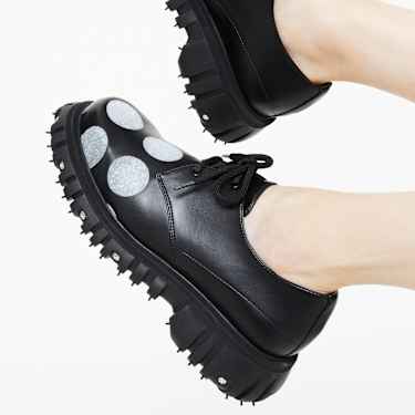 Phileo 005 Crystal Derby Sko, Svart - Swarovski, 5675283
