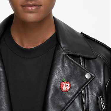 I LOVE NY tack pin, Red, Gold-tone plated I LOVE NY tack pin, Red, Gold-tone plated