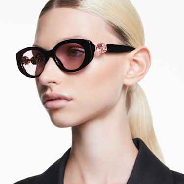 Sonnenbrille, Cat-eye-Form, SK6002, Mehrfarbig - Swarovski, 5679532