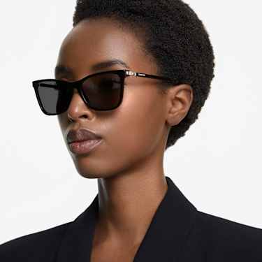 Sonnenbrille, Quadratische Form, SK6004, Schwarz - Swarovski, 5679534