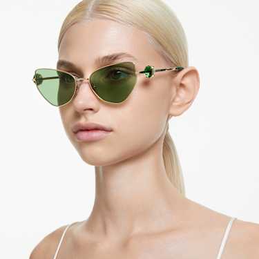 Occhiali da sole, Forma Cat-eye, SK7003, Verdi - Swarovski, 5679537
