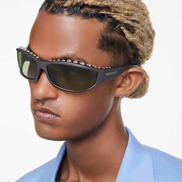 Sonnenbrille, Rechteckform, SK6009, Grau - Swarovski, 5679546