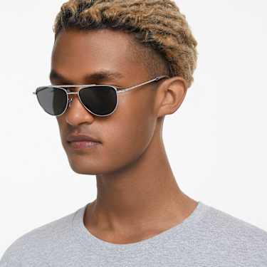 Lunettes de soleil, Style pilote, SK7007, Noires - Swarovski, 5679549
