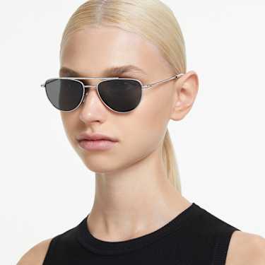 Lunettes de soleil, Style pilote, SK7007, Noires - Swarovski, 5679549