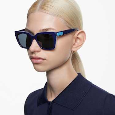 Sunglasses, Square shape, SK6013, Blue - Swarovski, 5679903