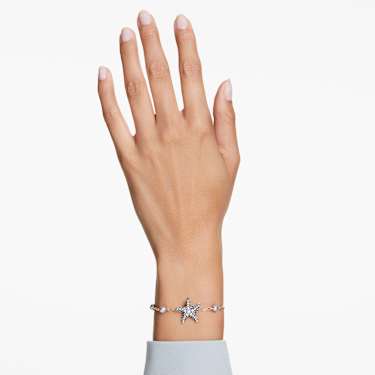 Bransoletka Idyllia, Kryształowe perły, Rozgwiazda, Różnokolorowa, Wykończenie z 18-karatowego złota - Swarovski, 5684398