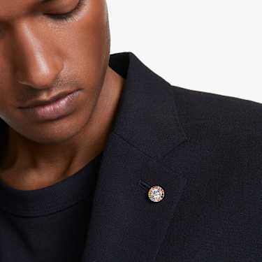 Matrix Pin, Rundschliff, Mehrfarbig, Goldlegierungsschicht - Swarovski, 5685576