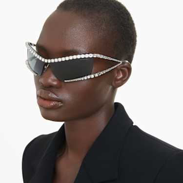 Sunglasses, Mask, Grey - Swarovski, 5691648