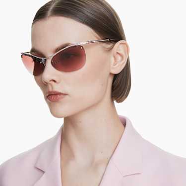 Gafas de sol, Forma ovalada, SK7018, Rosas - Swarovski, 5691654