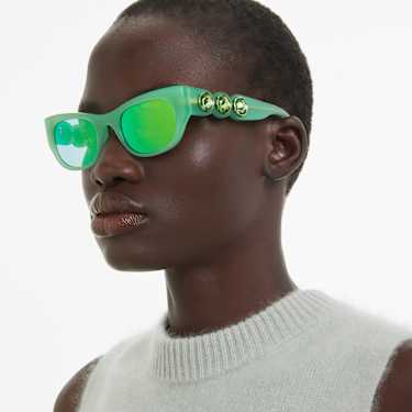 Sunglasses, Oval shape, SK6022, Green - Swarovski, 5691704
