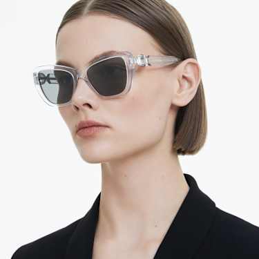 Sonnenbrille, Quadratische Form, SK6018, Weiß - Swarovski, 5691736