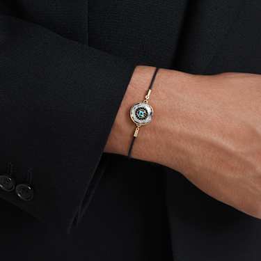 Symbolica สร้อยข้อมือ, ดวงตาปีศาจ, หลากสี, เคลือบโทนสีทอง - Swarovski, 5692167