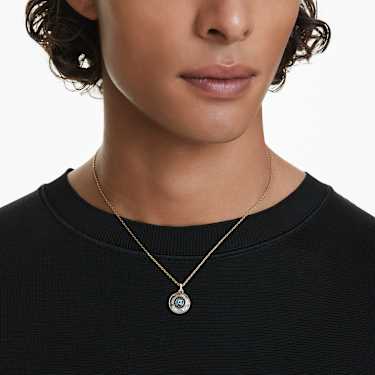 Obesek Symbolica, Evil eye, Majhen, Večbarven, PVD zlatega odtenka - Swarovski, 5692169