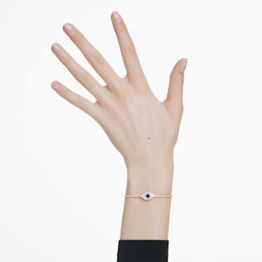 Symbolica 뱅글, 이블 아이, 블루, 골드 톤 플래팅 - Swarovski, 5692171