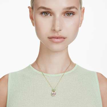 Chroma Anhänger, Kissenschliff, Mehrfarbig, Goldlegierungsschicht - Swarovski, 5692496