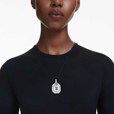 Lucent pendant, Octagon cut, White - Swarovski, 5698526