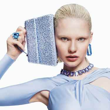 MARINA RAPHAEL Micro Stella Tasche, Blau - Swarovski, 5699250