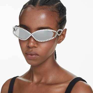 Sonnenbrille, SK7024, Silberfarben - Swarovski, 5706549