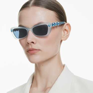 Lunettes de soleil, Monture papillon, SK6033, Bleu - Swarovski, 5706553