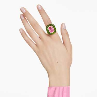 Dulcis Cocktailring, Kissenschliff, Pavé, Mehrfarbig - Swarovski, 5709968