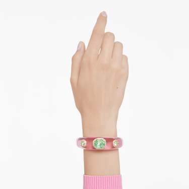 Manžetový náramek Dulcis, Různé výbrusy, Vícebarevný, Povrchová úprava z 18k zlata - Swarovski, 5714384