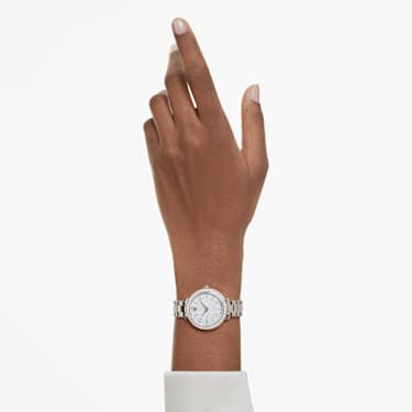 Watch, Swiss Made, Metal bracelet, Gold tone, Champagne gold-tone finish - Swarovski, 5715026