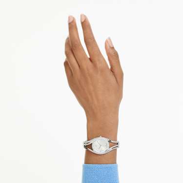 Hyperbola バングルウォッチ, スイス製, ステンレス鋼 | Swarovski