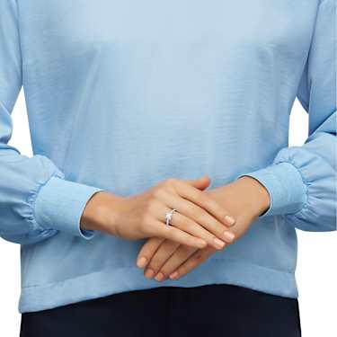 Swarovski wishbone ring shop