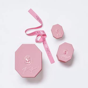 Ariana Grande x Swarovski ketting, Crystal Pearl, Heart-slijpvorm, Hart, Wit, Rodium toplaag - Swarovski, 5720858