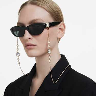 Ochelari de soare, Formă de pernă, Negri - Swarovski, 5724502